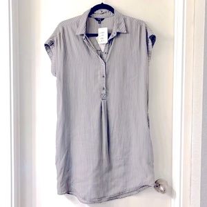 NEW Pintripe Shift Dress with Pockets